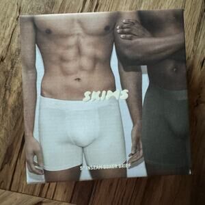 SKIMS 5" Inseam Boxer Briefs  3-Pack in Obsidian, Gunmetal, and Mirror